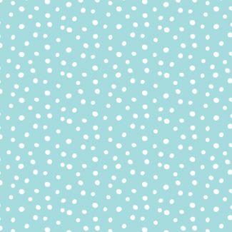 Flanelle coton bio Confetti Turquoise Cloud9