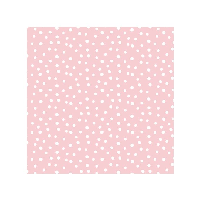 Flanelle coton bio Confetti Pink Cloud9