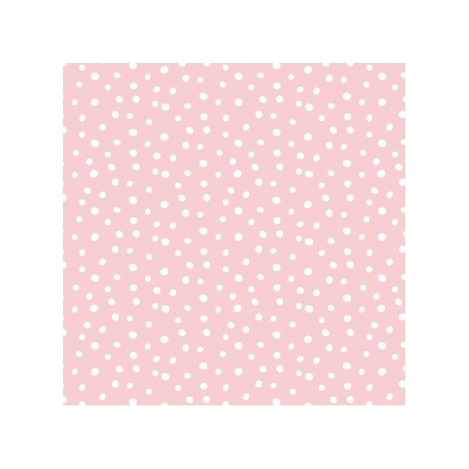 Flanelle coton bio Confetti Pink Cloud9