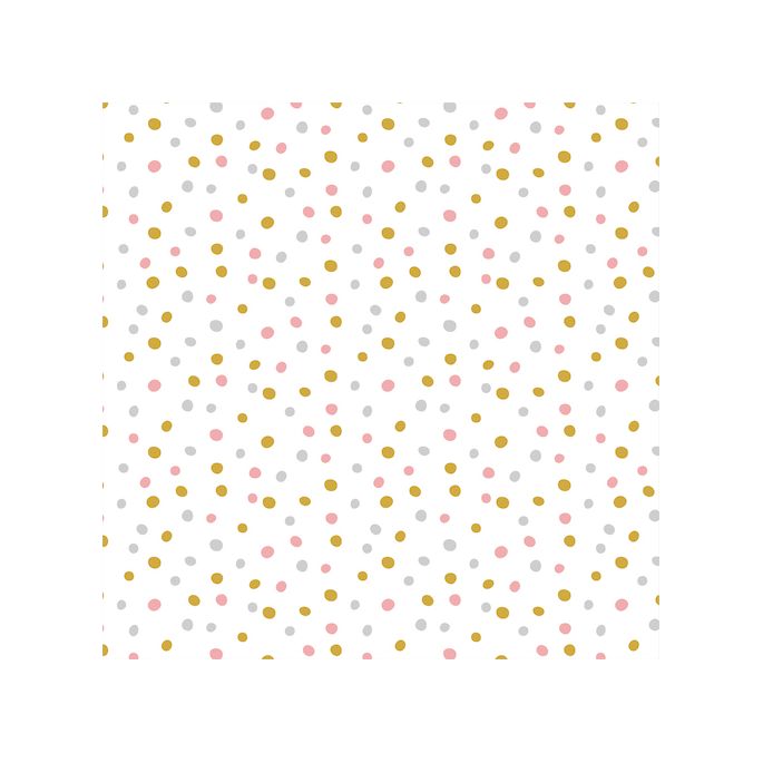 Flanelle coton bio Confetti Pink Gold Cloud9