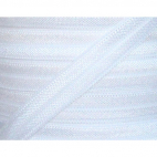 Shinny Fold Over Elastic Oekotex 15mm White (100m roll)