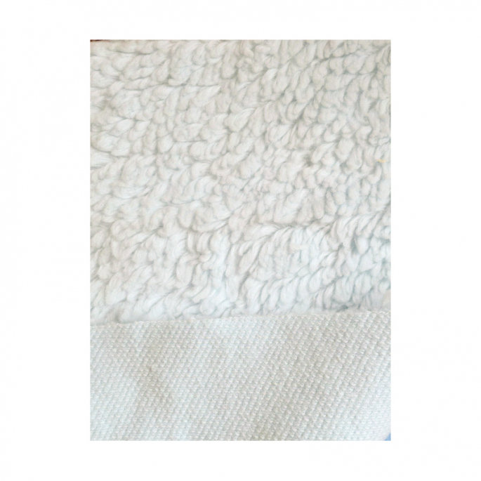 Organic cotton plush fabric