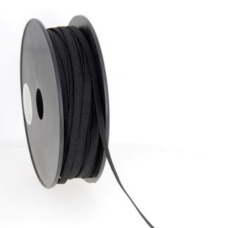 Woven Elastic Black 5mm (50m roll)