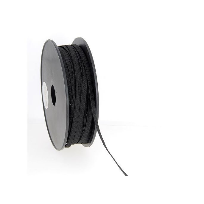 Woven Elastic Black 5mm (50m roll)