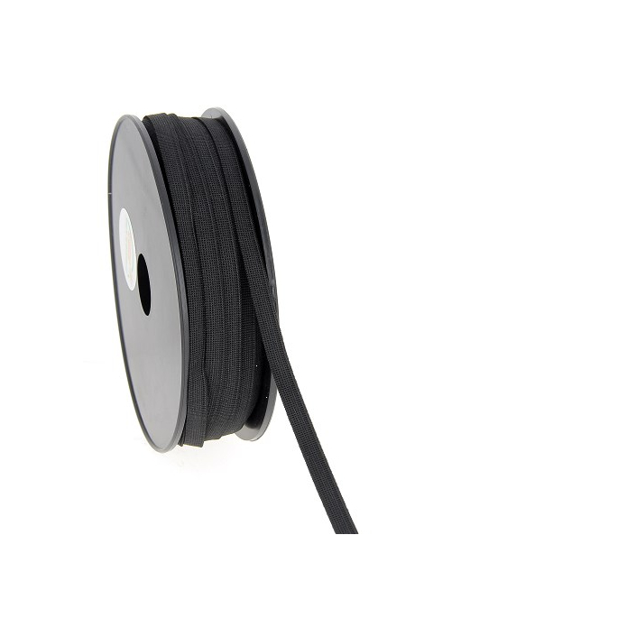 Soft Stretch Elastic Black 7mm (by meter)