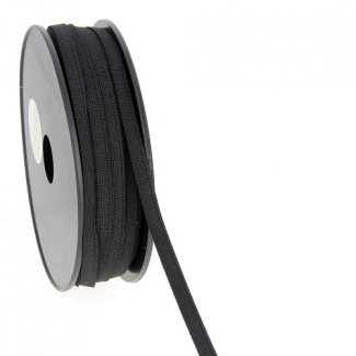 Soft Stretch Elastic Black 7mm (50m roll)