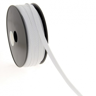 Soft Stretch Elastic White 9mm (50m roll)