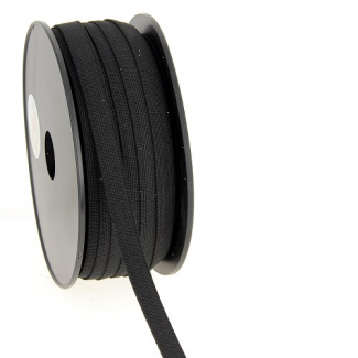 Elastique Bracelet 11mm Noir (bobine 50m)