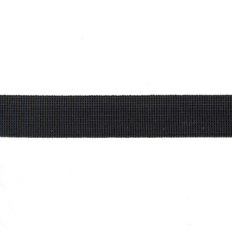 Soft Stretch Elastic Black 15mm (by meter)