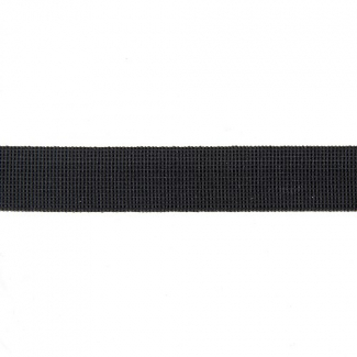 Soft Stretch Elastic Black 15mm (50m roll)