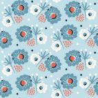 Coton Bio imprimé Modern Love Beach Roses Monaluna