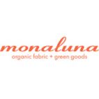 Organic cotton print Modern Love Lingonberries Monaluna