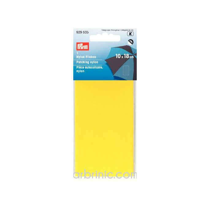 Pièce autocollante PRYM Nylon Jaune (10x18cm)