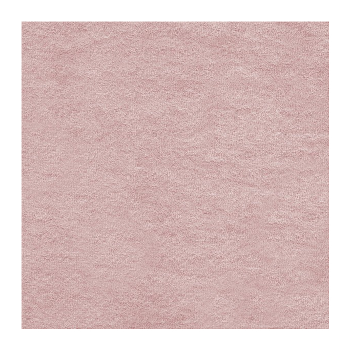Antique pink GOTS organic cotton micro loop terry