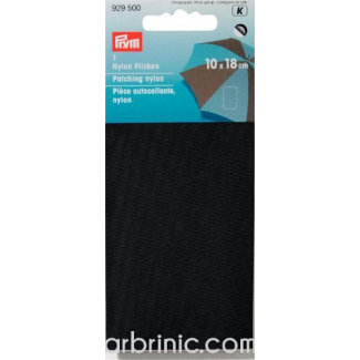 Self-adhesive mender PRYM Nylon Black (10x18cm)