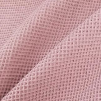 Organic cotton waffle Zefyr Pink