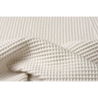 Organic cotton waffle Natural