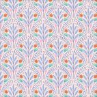 Popeline Coton Bio Universal Love Flower Guides Cloud9