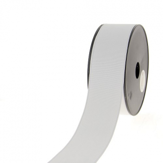 Ribbed Elastic White 50mm (12.5m roll)