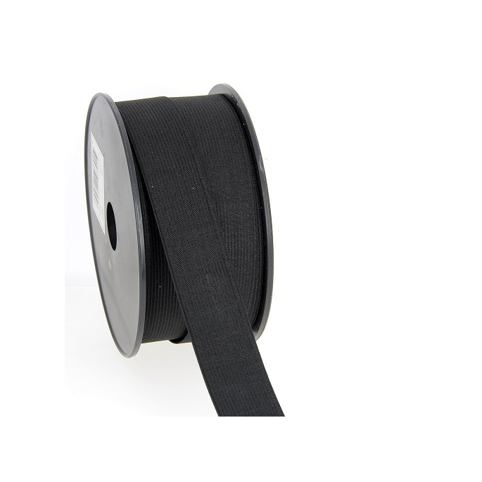 Woven Elastic Black 30mm (50m roll)