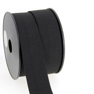 Woven Elastic Black 40mm (50m roll)