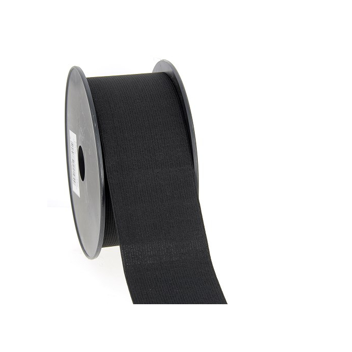 Woven Elastic Black 60mm (12m roll)