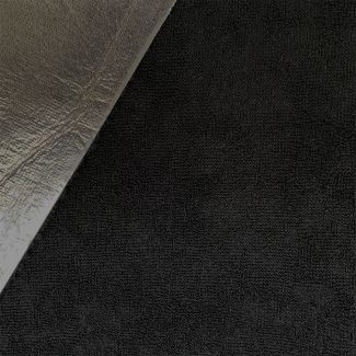 Microéponge Bambou Monoface Noir / Imperméable PUL Rouleau 30m