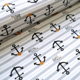 Organic cotton jersey Anchors