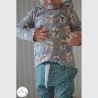 Jersey BIO imprimé Ourson Gris