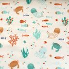 Organic cotton jersey Ocean Party