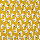 Organic cotton jersey Yellow Seagull