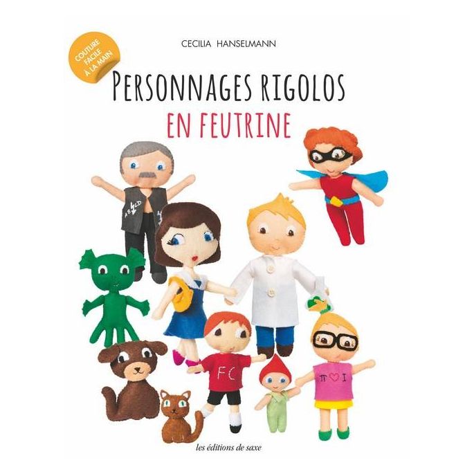 Personnages rigolos en feutrine