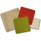 4 Fabric samples (4 pieces 5cm x 5cm)