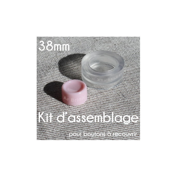 Kit d'assemblage pour Boutons à recouvrir - 38mm