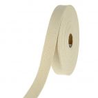 Cotton Webbing 23mm Ecru (by meter)