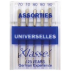 Aiguilles Machine Universelles Assortiment 70-80-90 (x5)