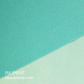 PUL enduit turquoise