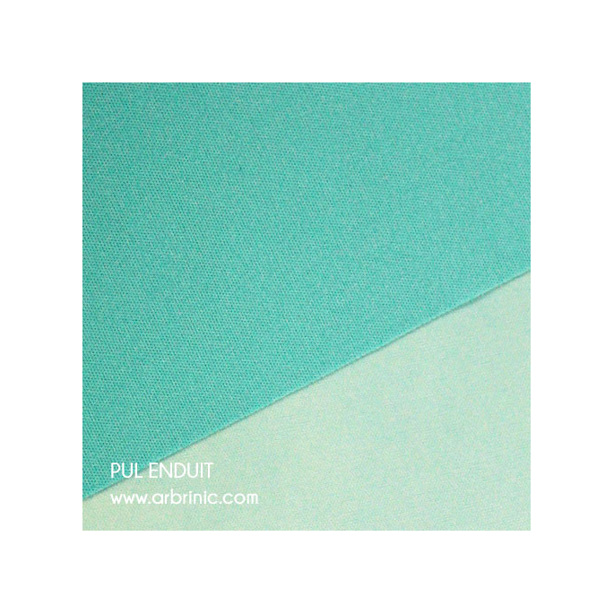 PUL enduit turquoise