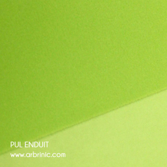 PUL Enduit Vert Lime (18 x 150cm)