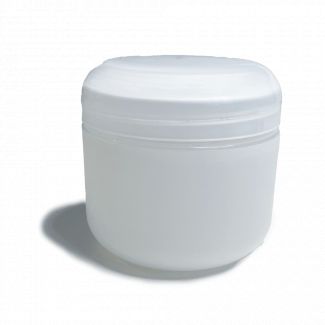 Pot cosmétique blanc PP 50ml avec couvercle et opercule