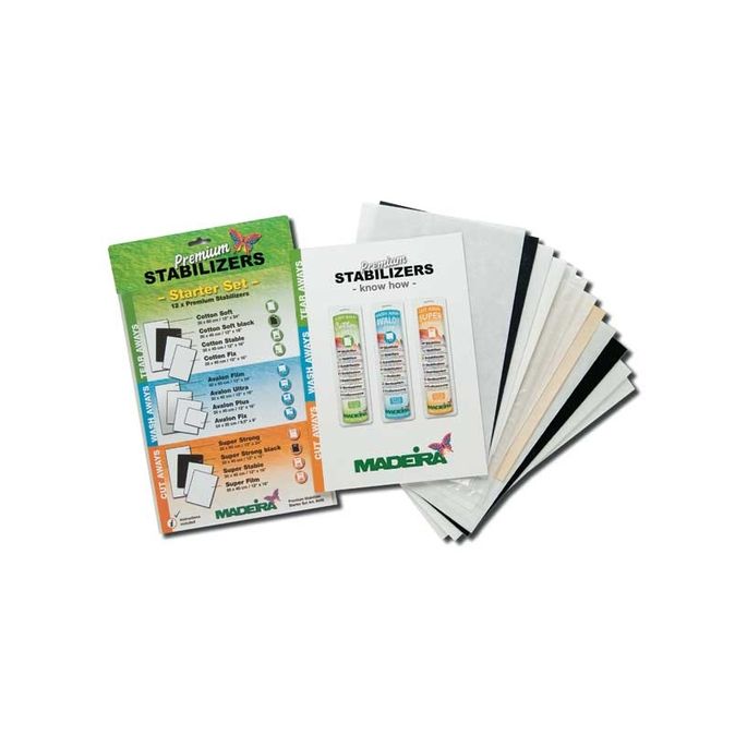 Premium Stabilizer Starter Set Madeira (12 sheets)