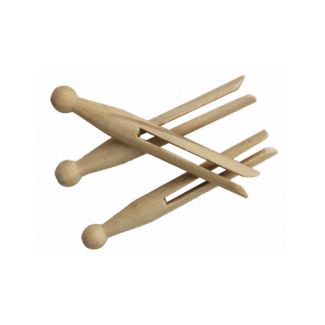 Pinces à linge en bois OnlyWood (25 pinces)