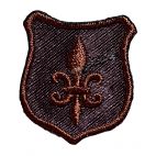 Ecusson broderie Fleur de Lys