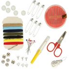 Kit de couture Boite métal - Rouge