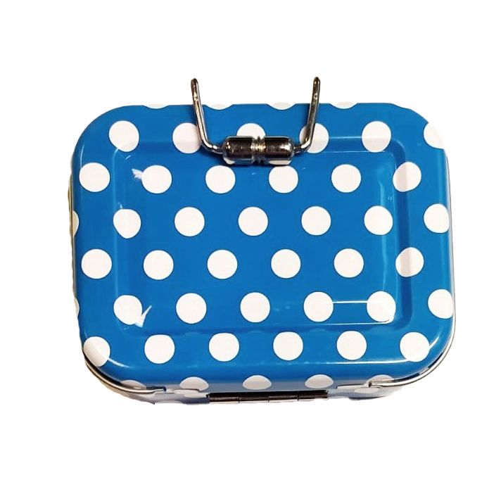 Sewing kit Metal box - Blue