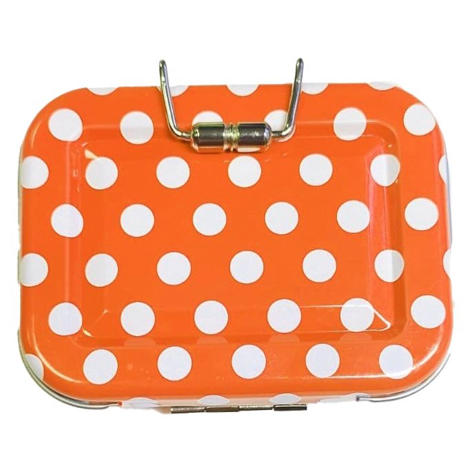Kit de couture Boite métal - Orange