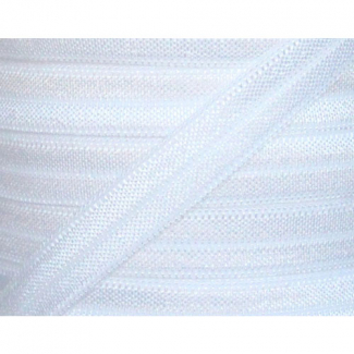 Biais élastique lingerie 15mm blanc (1000m)