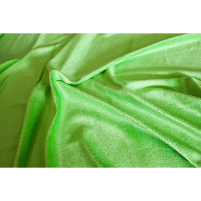 Velours de bambou vert lime