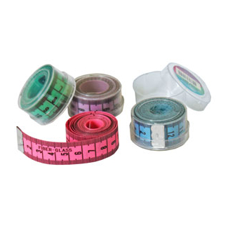 Fiberglass Tape Measure with box - 150cm PINK