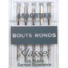 Aiguilles Machine Bouts ronds - Assortiment 70-80-90 (x5)